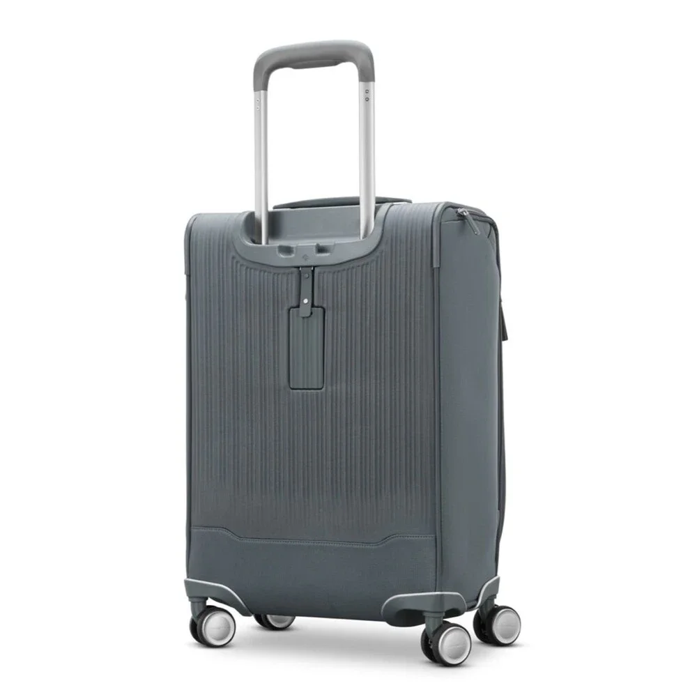 Samsonite Silhouette 18 Softside Spinner Slate Gray Carry-On Spinner suitcase